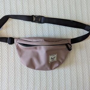 Herschel Supply Company Dusty Pink Waist Pack with Black Strap